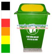Thùng rác composite dung tích 60 lít nắp đẩy