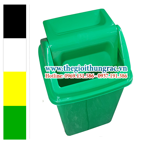 thung rac nap bap benh Thùng rác nắp bập bênh