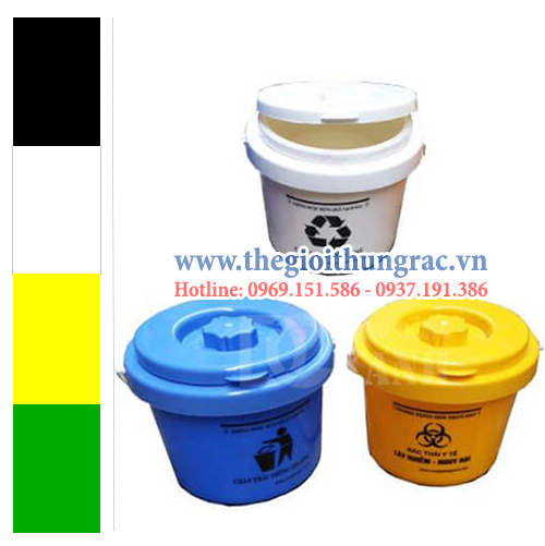 xo dung bong bang 5 lit Xô y tế dung tích 5 lít